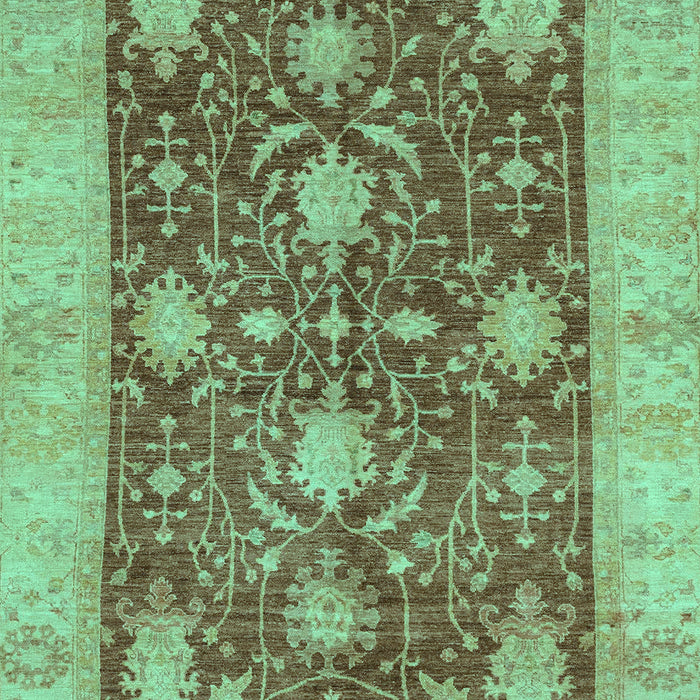 Abstract Turquoise Modern Rug, abs3010turq