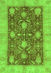 Abstract Green Modern Rug, abs3010grn