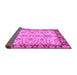 Sideview of Oriental Purple Traditional Rug, abs3011pur