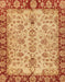 Abstract Orange Oriental Rug, abs3011