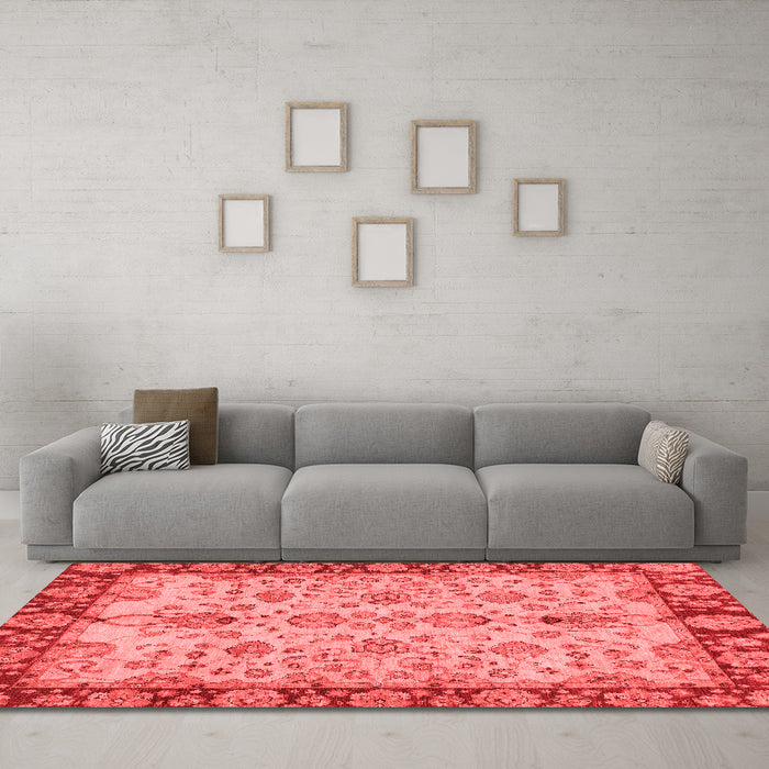 Traditional Red Washable Rugs