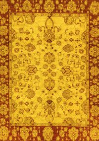 Oriental Yellow Traditional Rug, abs3011yw