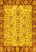 Oriental Yellow Traditional Rug, abs3011yw