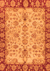 Oriental Orange Traditional Rug, abs3011org