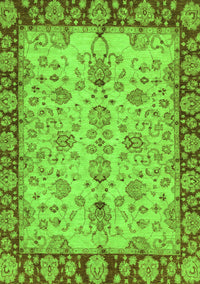 Oriental Green Traditional Rug, abs3011grn