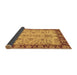 Sideview of Oriental Brown Traditional Rug, abs3011brn