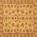 Square Abstract Brown Modern Rug, abs3012brn