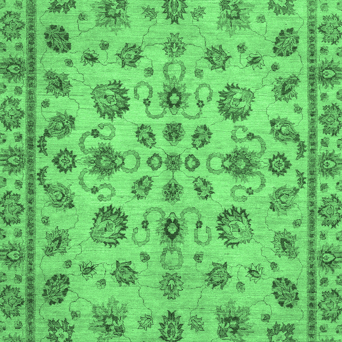 Machine Washable Abstract Emerald Green Modern Area Rugs, wshabs3012emgrn