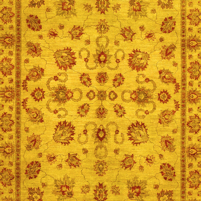 Abstract Yellow Modern Rug, abs3012yw