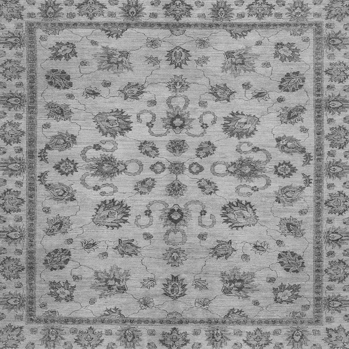 Square Abstract Gray Modern Rug, abs3012gry