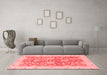 Modern Red Washable Rugs