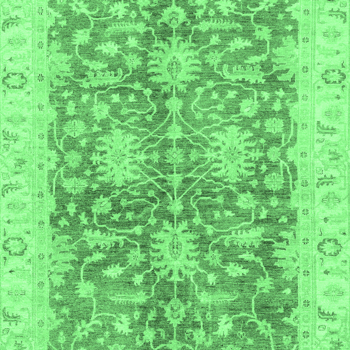 Machine Washable Abstract Emerald Green Modern Area Rugs, wshabs3013emgrn