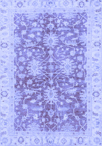 Abstract Blue Modern Rug, abs3013blu