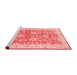 Modern Red Washable Rugs