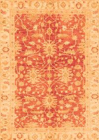 Abstract Orange Modern Rug, abs3013org