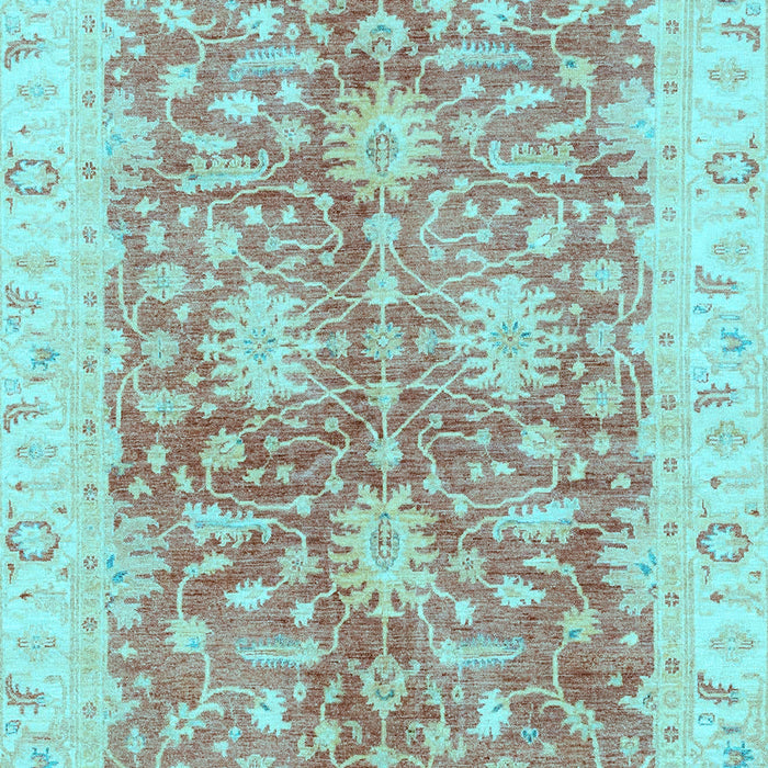 Abstract Light Blue Modern Rug, abs3013lblu