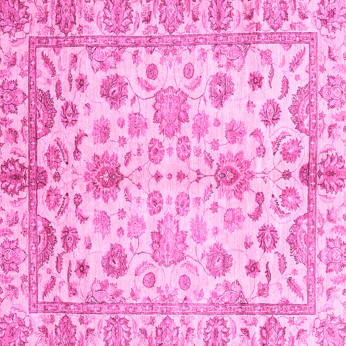 Square Oriental Pink Traditional Rug, abs3014pnk