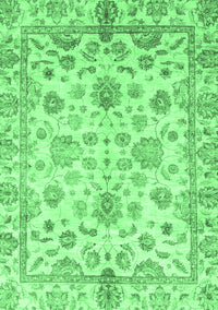 Oriental Emerald Green Traditional Rug, abs3014emgrn