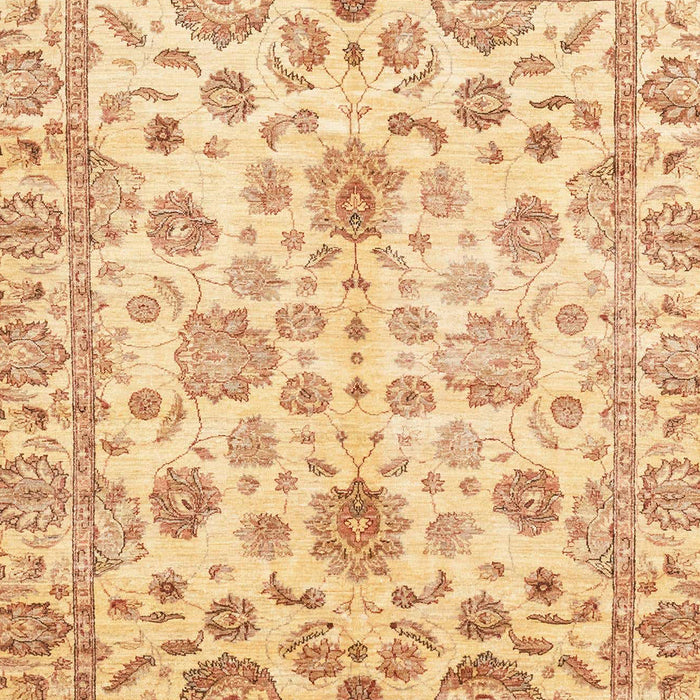 Machine Washable Abstract Mustard Yellow Rug, wshabs3014