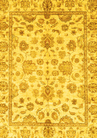 Oriental Yellow Traditional Rug, abs3014yw