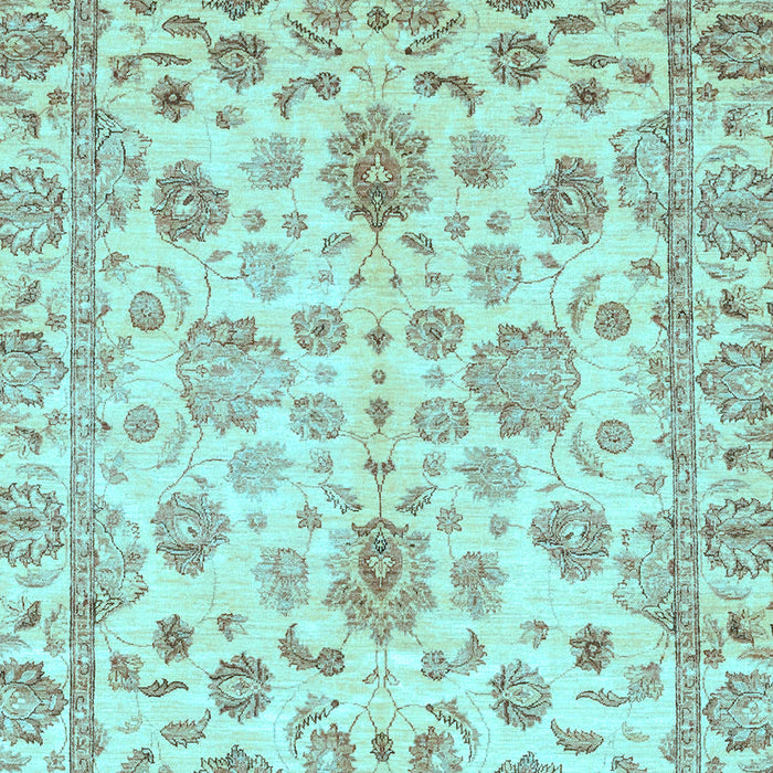 Oriental Light Blue Traditional Rug, abs3014lblu
