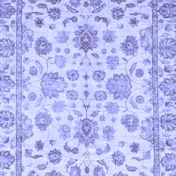 Machine Washable Oriental Blue Traditional Rug, wshabs3014blu