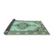 Sideview of Abstract Light Blue Modern Rug, abs3015lblu