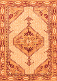 Abstract Orange Modern Rug, abs3015org