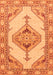 Abstract Orange Modern Rug, abs3015org