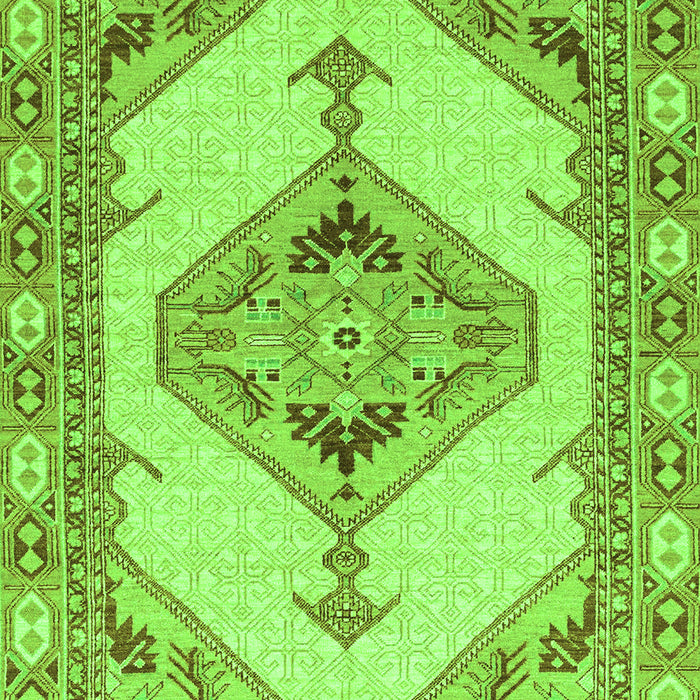 Machine Washable Abstract Green Modern Area Rugs, wshabs3015grn