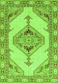 Abstract Green Modern Rug, abs3015grn