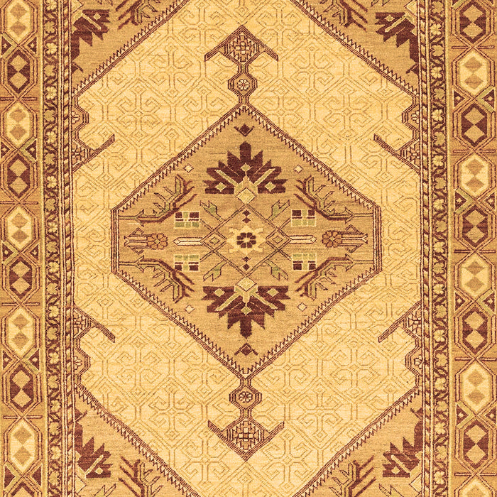 Machine Washable Abstract Brown Modern Rug, wshabs3015brn