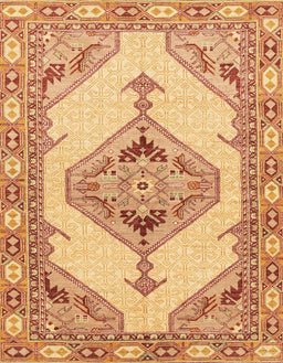 Abstract Orange Modern Rug, abs3015