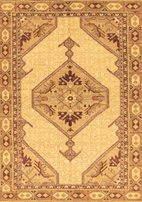 Abstract Brown Modern Rug, abs3015brn