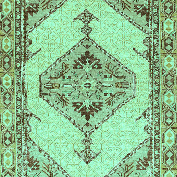Abstract Turquoise Modern Rug, abs3015turq