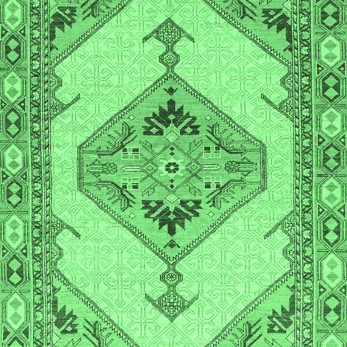 Machine Washable Abstract Emerald Green Modern Area Rugs, wshabs3015emgrn