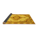 Sideview of Abstract Yellow Modern Rug, abs3015yw