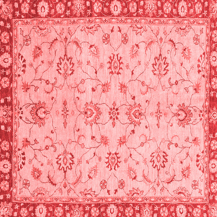 Machine Washable Oriental Red Traditional Rug, wshabs3016red