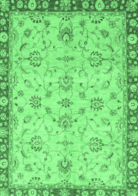 Oriental Emerald Green Traditional Rug, abs3016emgrn