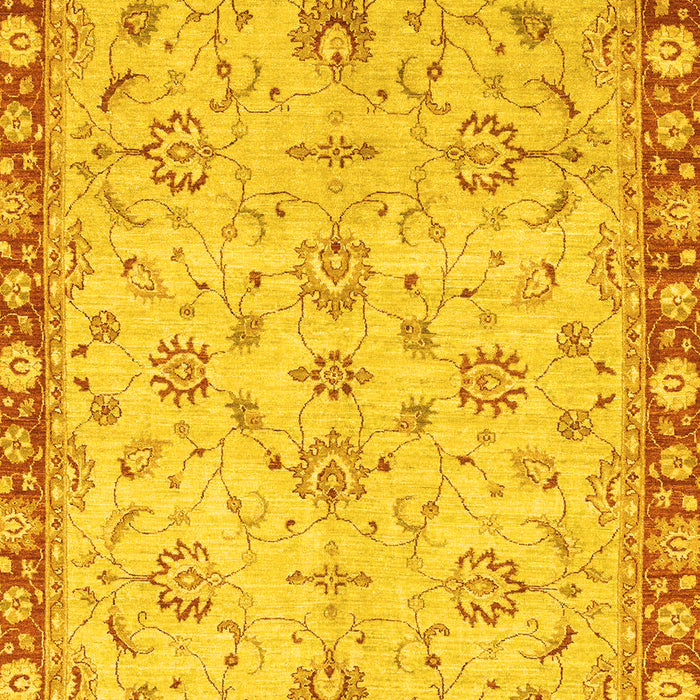 Oriental Yellow Traditional Rug, abs3016yw