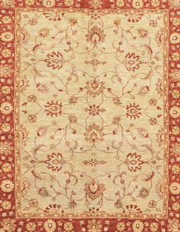 Abstract Orange Oriental Rug, abs3016
