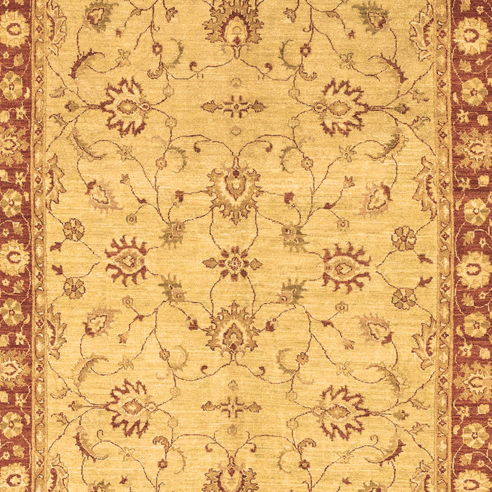 Machine Washable Oriental Brown Traditional Rug, wshabs3016brn