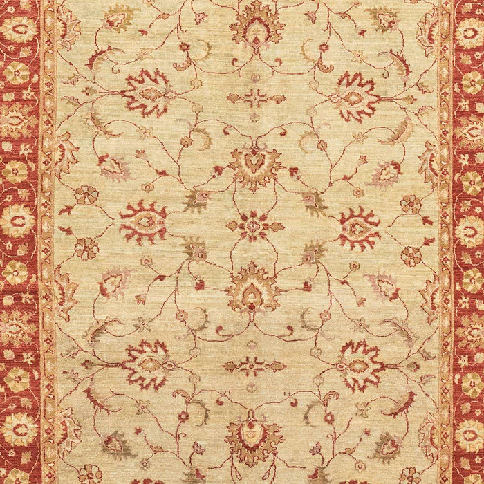 Machine Washable Abstract Orange Rug, wshabs3016