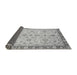 Sideview of Oriental Gray Traditional Rug, abs3016gry