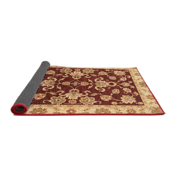 Sideview of Abstract Red Oriental Rug, abs3017