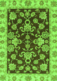 Oriental Green Traditional Rug, abs3017grn