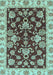 Oriental Light Blue Traditional Rug, abs3017lblu