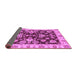 Sideview of Oriental Purple Traditional Rug, abs3017pur