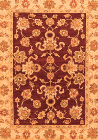 Oriental Orange Traditional Rug, abs3017org