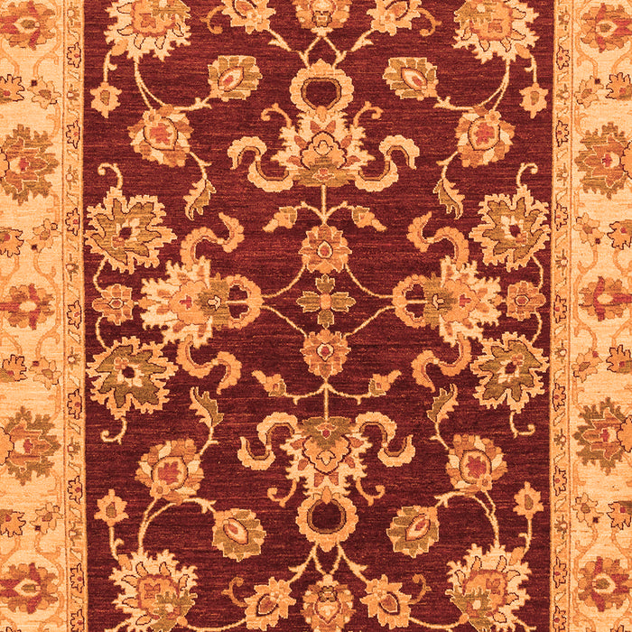 Oriental Orange Traditional Rug, abs3017org